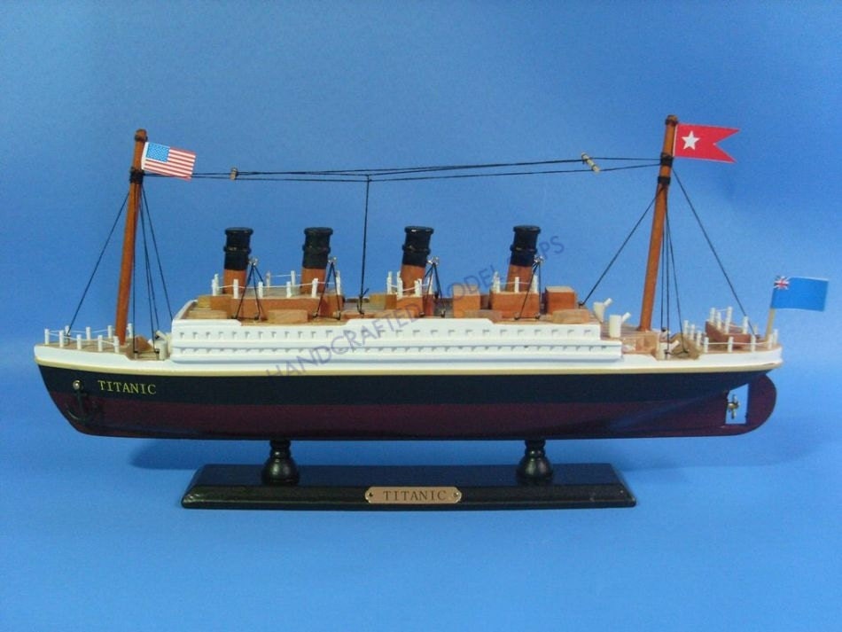 Wooden Titanic Model