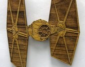 Star Wars TIE Fighter Wooden Fridge Magnet