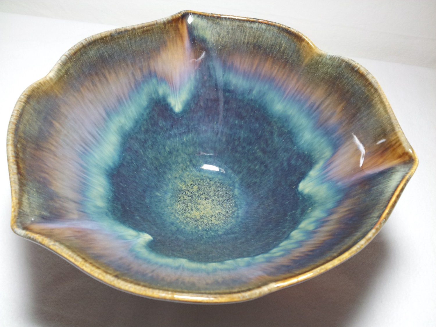 Colorful Drip Glaze Bowl and Vase - I Love This Set