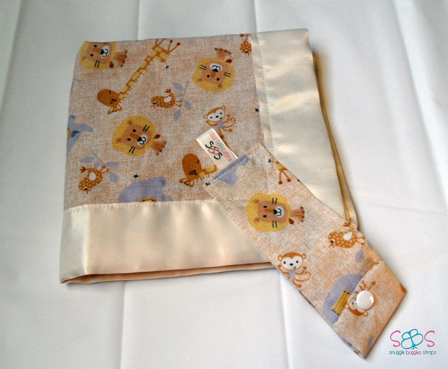 Safari Animals & Minky Binky Lovey