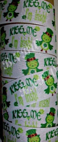 7.8 St. Patrick's Day Owl Paddy's Day Kiss Me Shamrock Grosgrain Ribbon Il_170x135