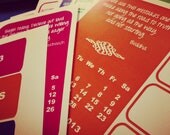 Accomplishments and Quotes Desk Calendar