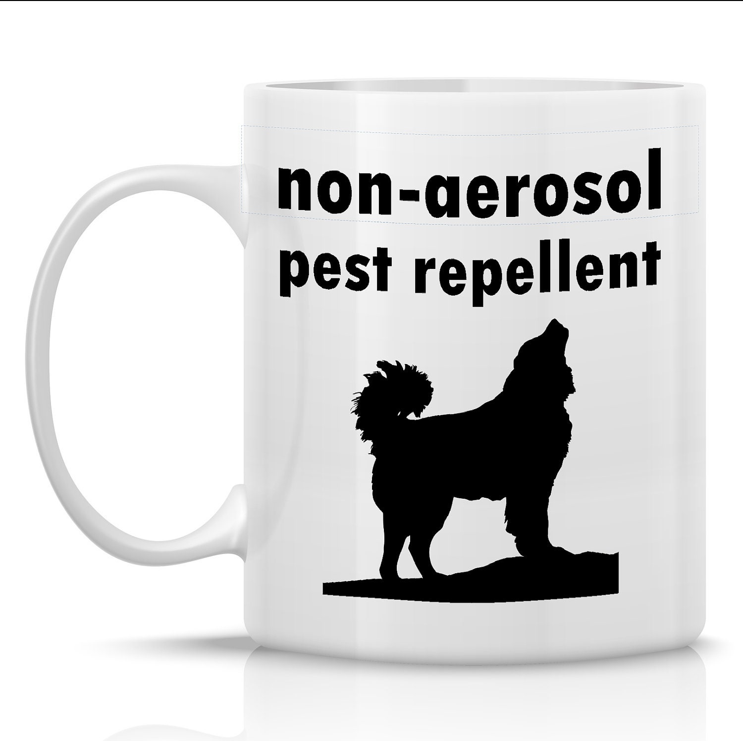 Homestead LGD Maremma Coffee Mug - Non-Aerosol Pest Repellent: 11-oz. Porcelain Mug - Livestock Guardian Dog Theme with Maremma Sheepdog
