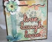 Live love laugh canvas