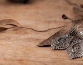 Sterling Silver Filigree Earrings "Queen S", Handmade Tradicional Jewelry