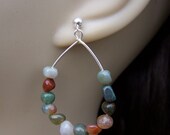 Fancy Jasper Teardrop Earrings