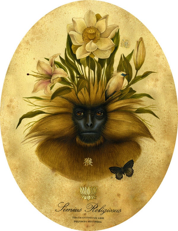 Simius Religiosus - Ltd Edition Giclee Print (Edition of 50)