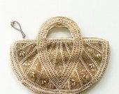1930s Art Deco Vintage Beaded Purse - Made in Czechoslovakia