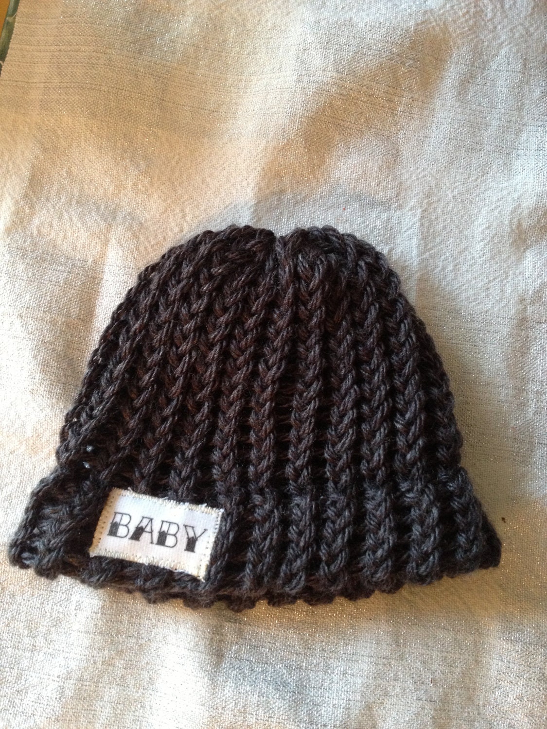 Newborn tattoo baby beanie
