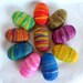 Felted Soap Unique Gift ONE Large Brightly Multicolored 4 Ounce Bar Soap