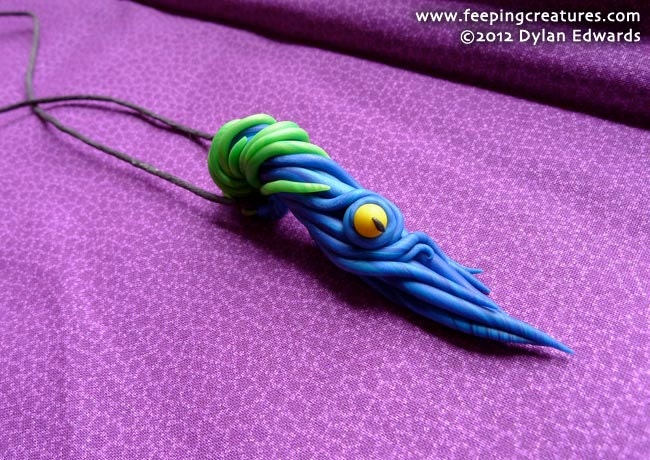 Tentacle Squid Monster - Feeping Creatures monster necklace