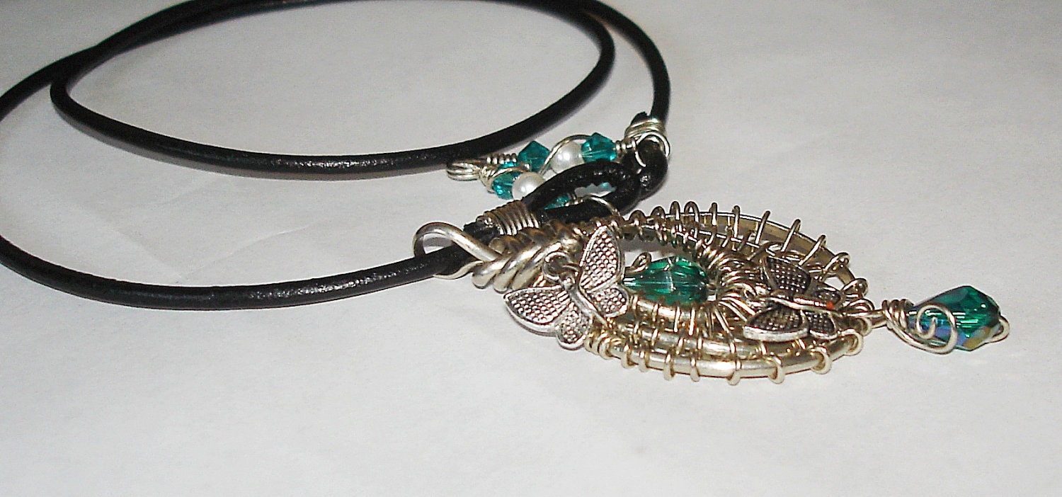 Necklace Pendant Butterfly