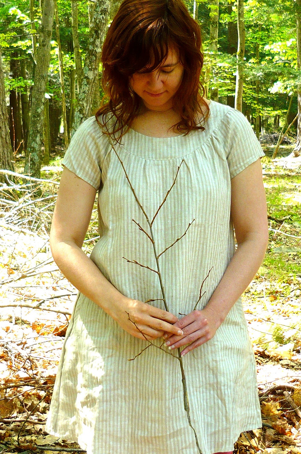 made to order short sleeve smock dress
