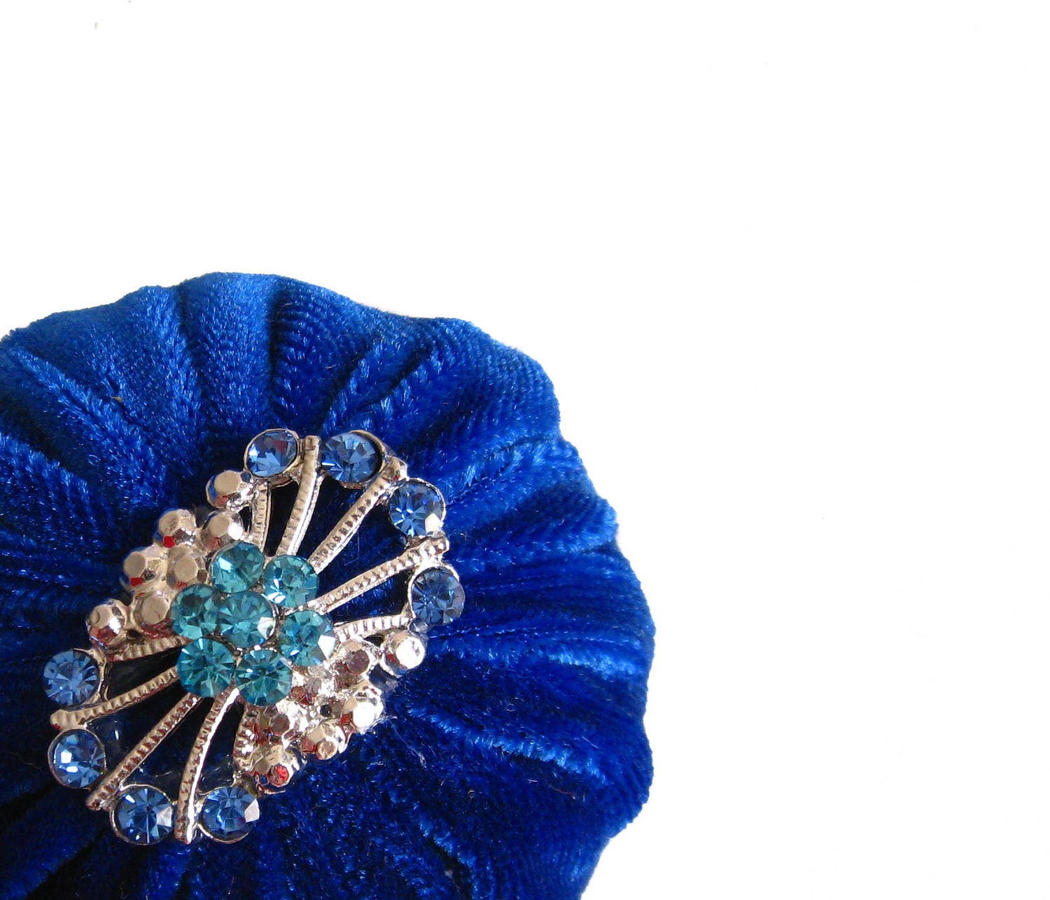 Emery Pincushion / Pin Cushion - Royal Blue