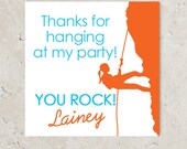 Stickers Gift Tags . Girl's Rock Climbing . for Favors, Treat Bags and Envelope Seals Il_170x135
