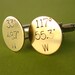 Personalized Latitude and Longitude Cufflinks - hand stamped in brass, copper or aluminum - perfect groomsmen gifts