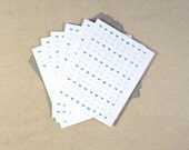 Teal Triangles Note Cards,  Set of 6