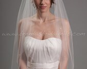 Bridal Veil Swarovski Crystal Rhinestones Scattered, Wedding Veil - Ginger Veil