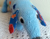 Spotted Dog - Hand Knit Toy - Boy Gift -Toy Dog