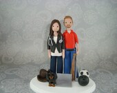 Personalized Bride & Groom Wedding Cake Topper