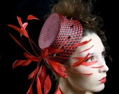 Rockabilly-Inspired Spiked Sinamay Pillbox