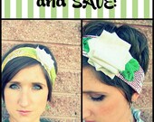 2 for 25 - Lillie Wrap Deal - FREE SHIPPING - velcro headband headwraps