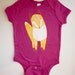 Fox Onesie - Orange and Berry Fox Baby Onesie