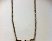 Twig / Branch Charm - Necklace