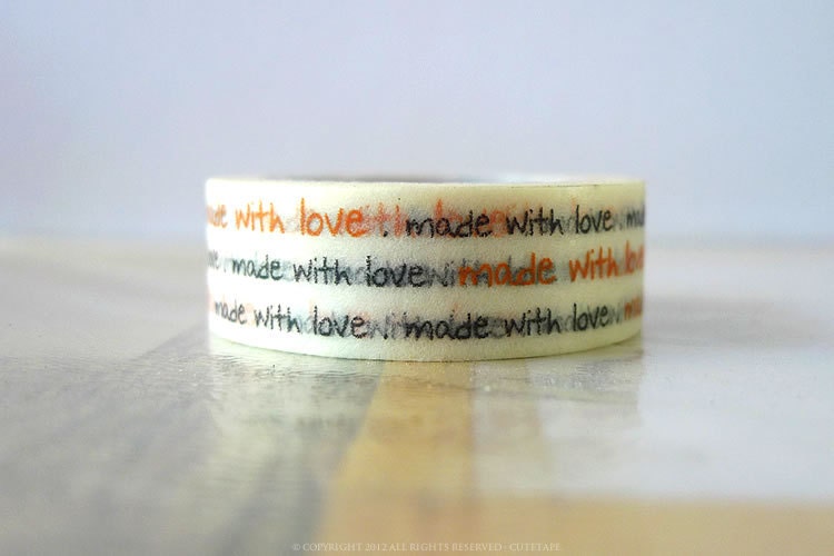 Washi Tape made with love (Chugoku)