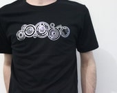 Gallifreyan Tee Shirt - Sizes Small-2XL - Doctor Who Gallifrey Timelord Silver Doctor's Name