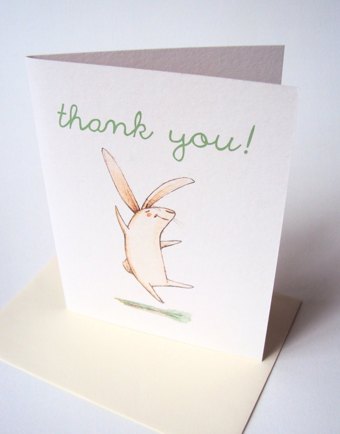 Bunny Thank You Card