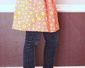 Feminine Recreated Vintage Woman's Full Apron The Emma Peel Cocktail