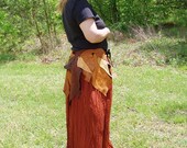 Elf and Fairy Leather Leaf Adornment