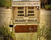 Old Abandoned Vintage Gas Pump in West Michigan