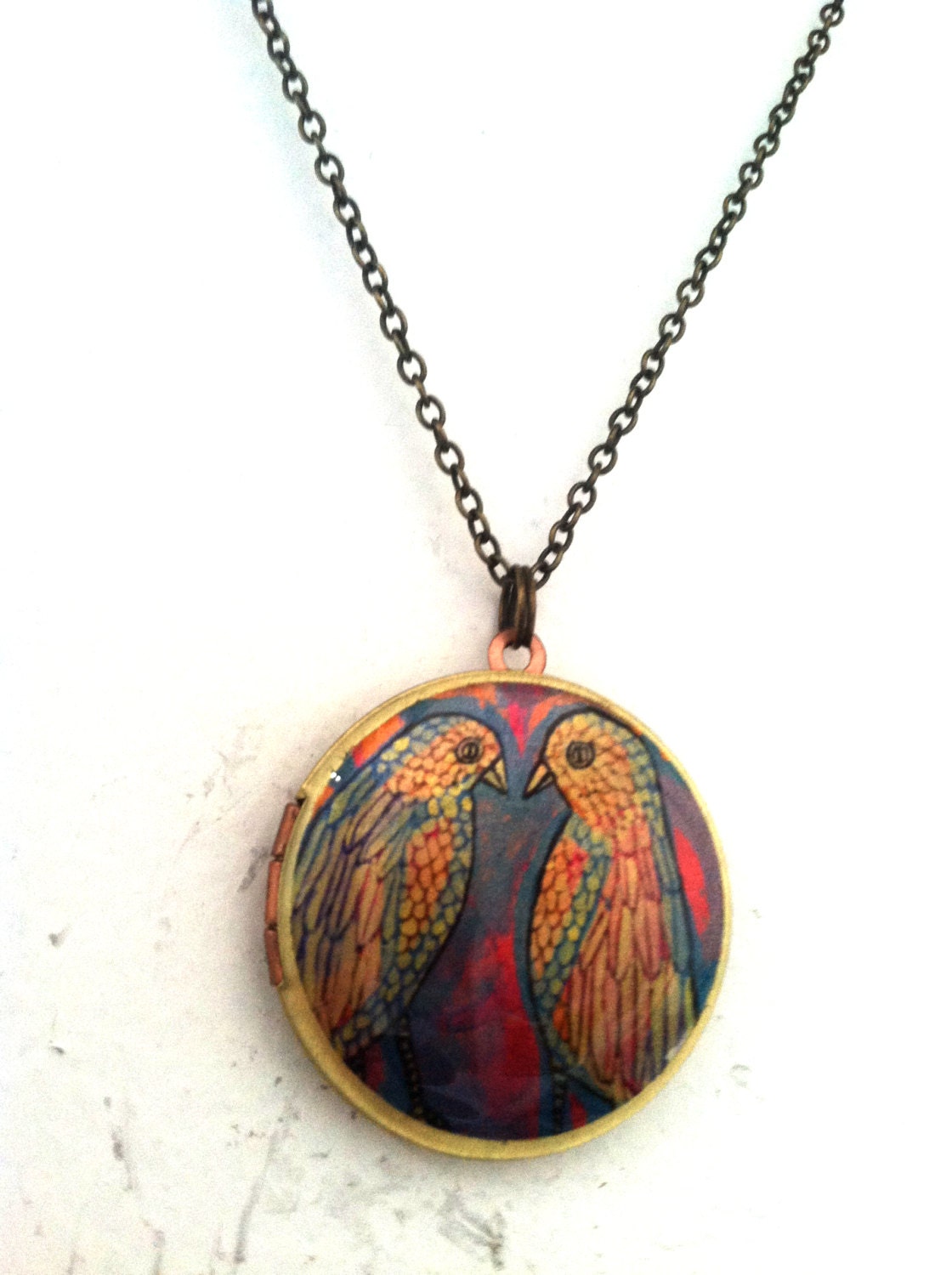 Love Canaries Locket necklace
