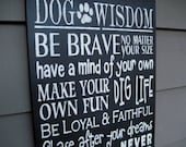 Kennel Grooming Shop DoG WisDom, TypOgraphy, Subway ArT, Hand PaInTed SigN, PriMitive Sign Pet Lover