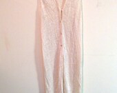 90s FLOOR LENGTH long white cream gauze festival grunge cape vest