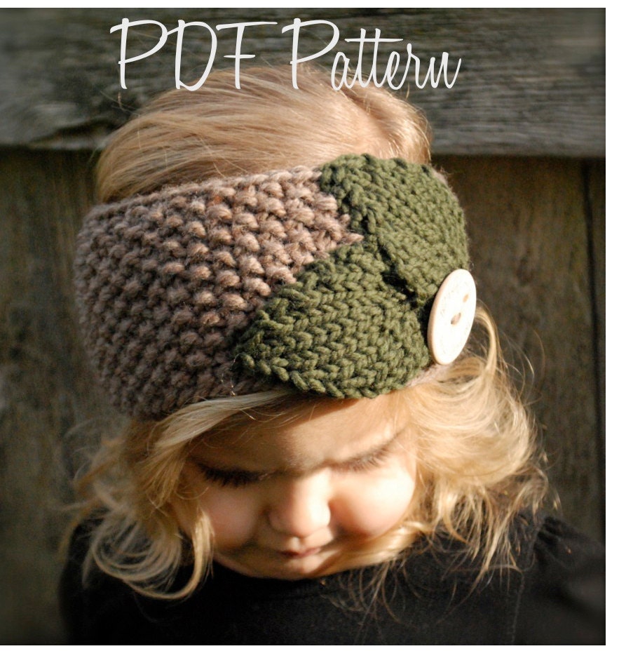 Knitting PATTERN-The Jordynn Warmer (Toddler, Child, Adult sizes)