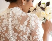 Bridal Hair Fascinator Wedding Head Piece with Crystals Hair Clip Flower Clip White Ivory