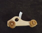 Toy RACECAR, handmade with regional, natural, non-toxic finish.