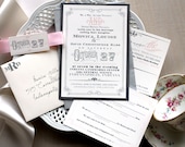 Whimsy Elegance - Wedding Invitations, Poster Style, Mad Lib RSVP Card - Purchase to Start the Ordering Process (As seen on RuffledBlog)