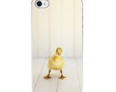 Duck iPhone Case, iPhone 5 Case, iPhone 4 Case, iPhone 4s Case, Duck iPhone Cover, Cute Yellow Duckling iPhone Case, Funny Baby Animal
