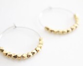 Gold Rock Hoops