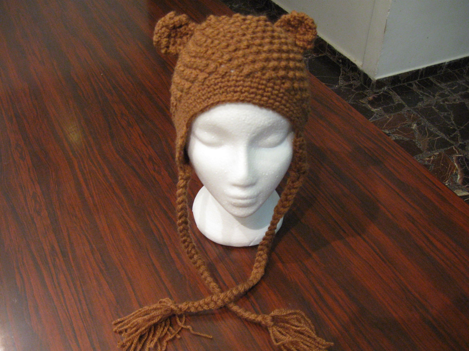 Bear Beanie / Bear Hat - Fits ages 5 to 15