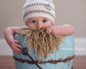 SALE Peas and Quiet Signature Classic Nautical Anchor Beanie Hat Photography Prop in Newborn, 0-3, 3-6, 6-12 months