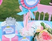 Cinderella Party Bursts Printable - Cinderella Party - Girl Birthday - Disney Princess - Shower - ladies - Krown Kreations Il_170x135