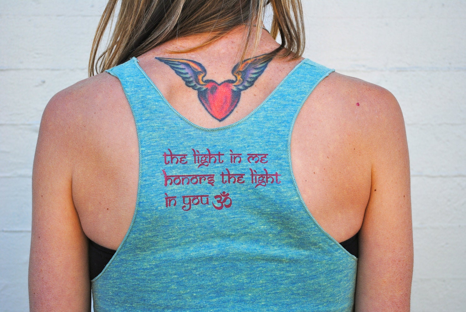 NAMASTE YOGA Racerback Tank Top