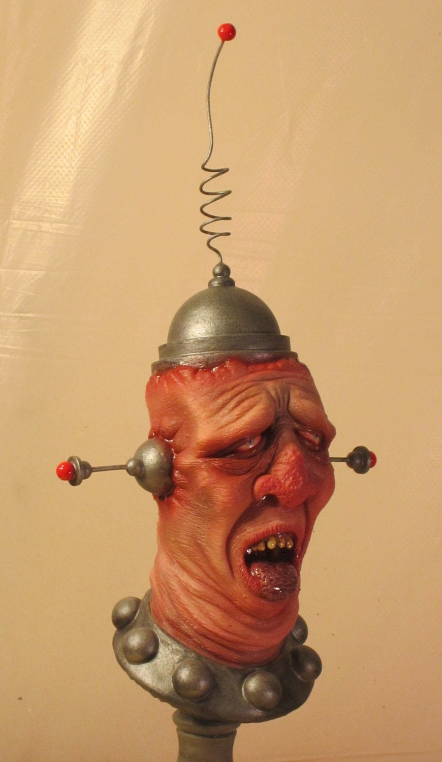 Otto Matic, OOAK Small-Scale Polymer Clay Bust