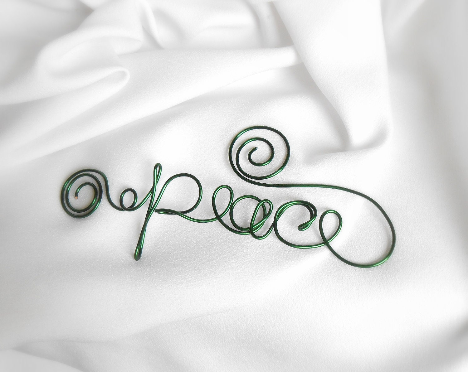 Peace Christmas Ornament, Modern Holiday Decorations, Peace Sign