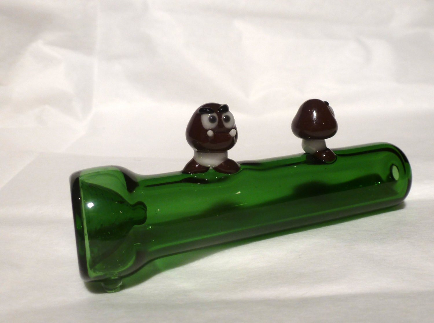 Glass Mario Goomba Warp Pipe